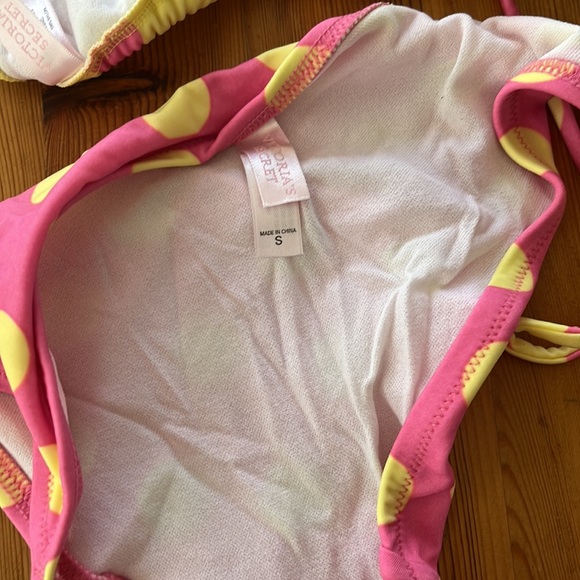Brand New Victoria’s Secret Swim polka Dot Bikini, size: top is M, bottoms are S - Picture 4 of 5